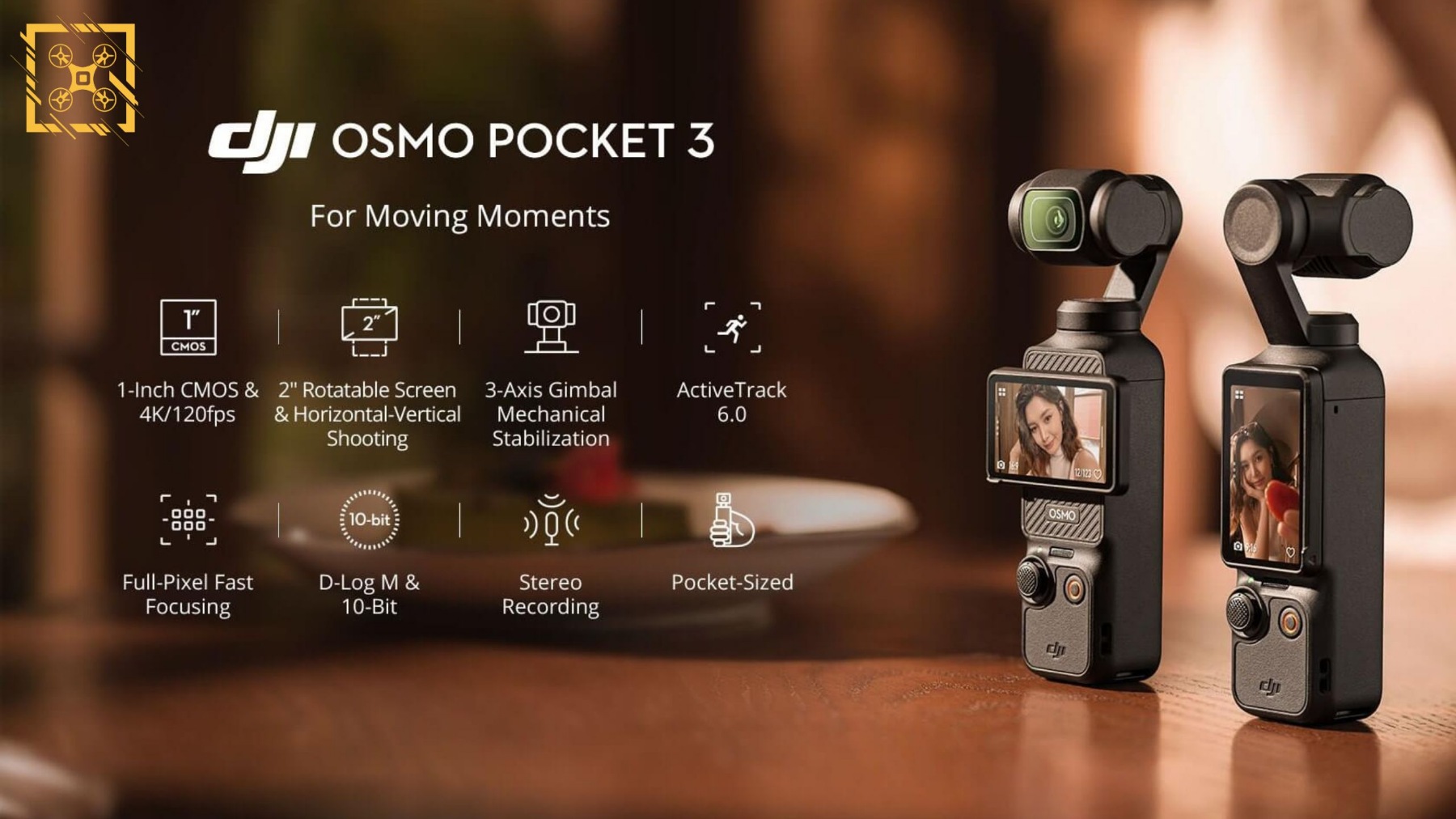 دوربین دی جی آی اسمو پاکت ۳ (DJI OSMO POCKET 3) سوم آبان رونمایی می‌شود