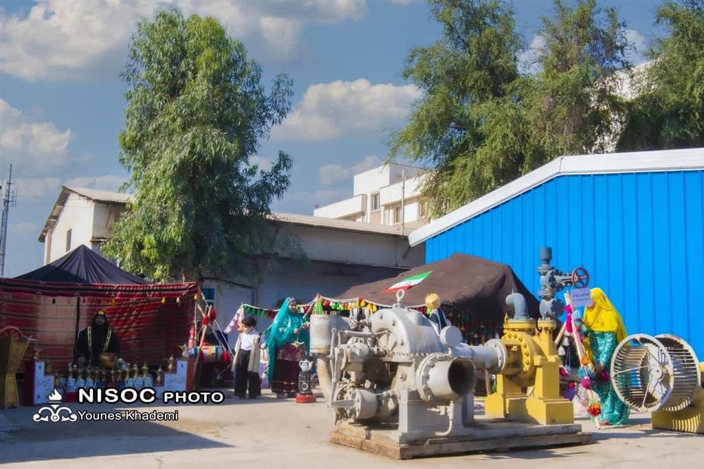 خودنمایی سیاه چادرهای عشایری در دل نخستین نمایشگاه موزه ها و اسناد تاریخی صنعت نفت