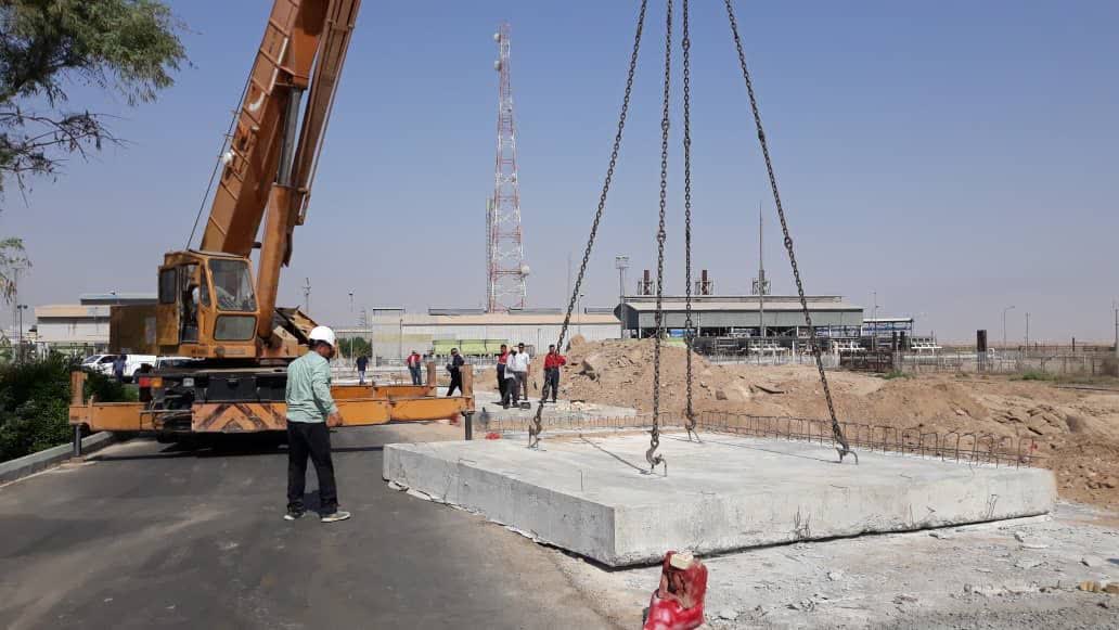ایمن سازی معابر و جاده های یکی از مجتمع های صنعتی نفت و گاز مارون
