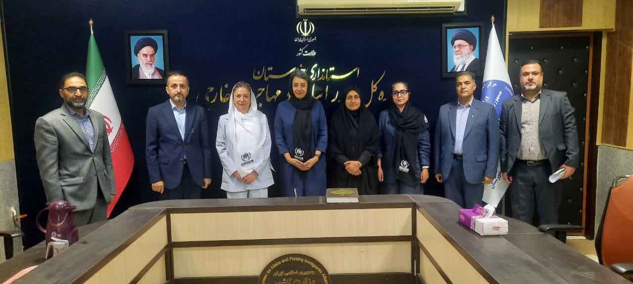 دیدار نماینده کمیساریای عالی امور پناهندگان سازمان ملل با مدیرکل امور اتباع خوزستان